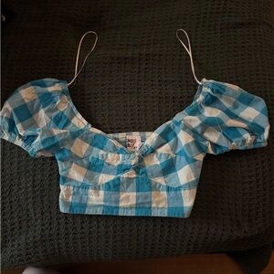 Plaid Crop Top